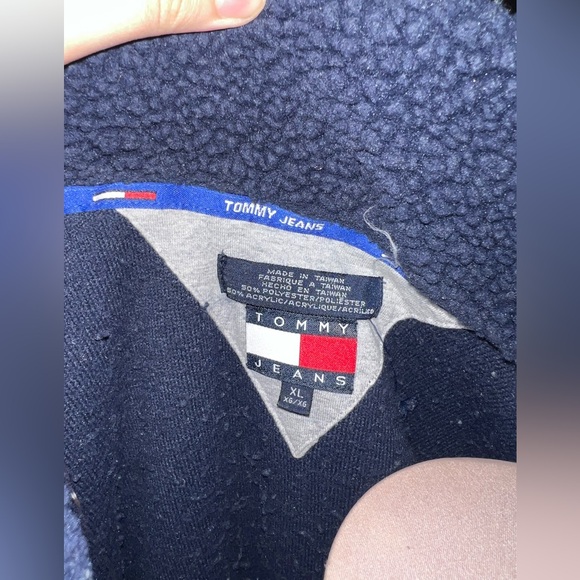 Vintage Tommy Jeans Fleece Quarter Zip XL - Picture 5 of 5
